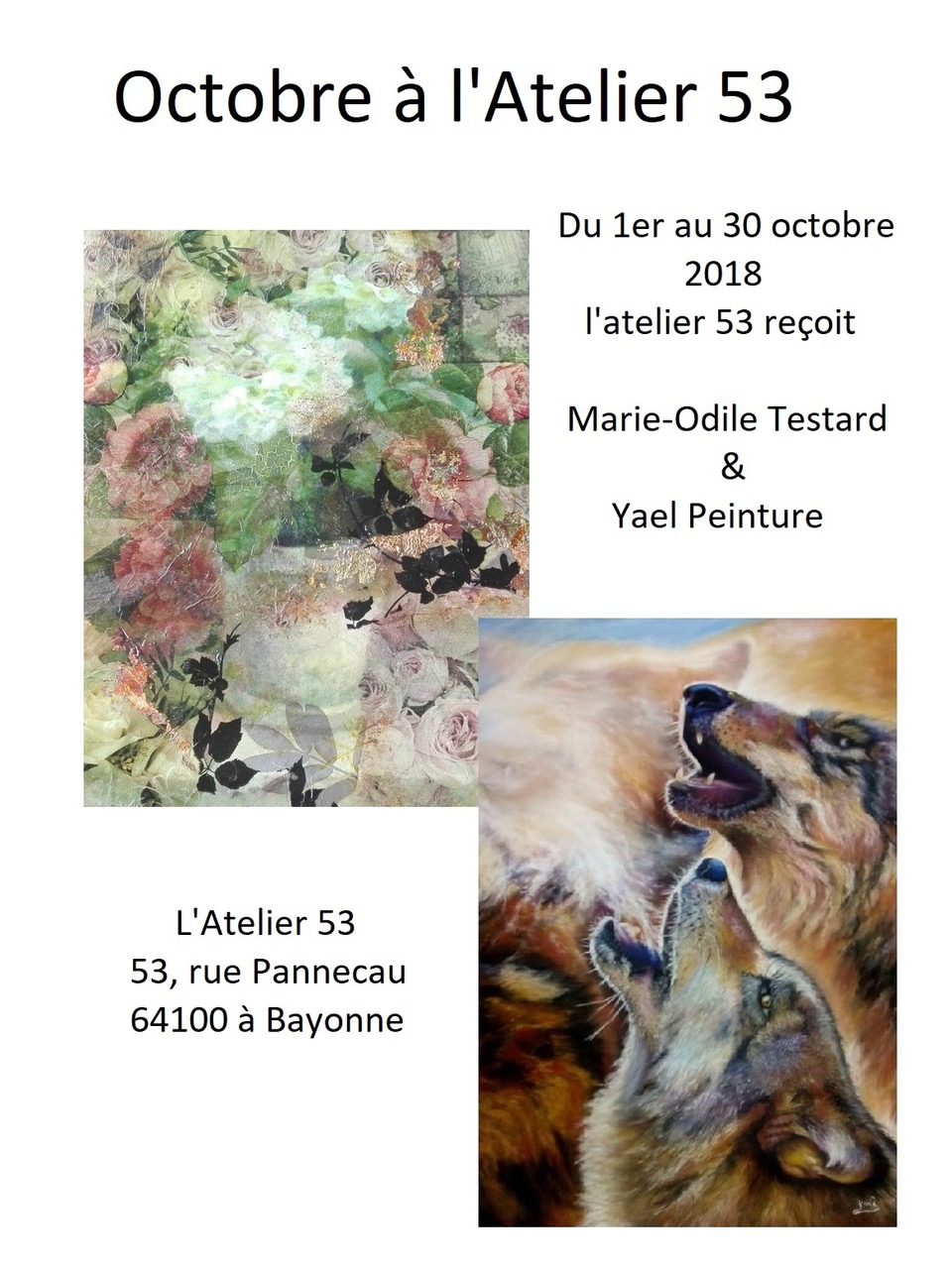 Exposition Octobre Atelier 53